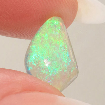 2.22ct Dark Crystal Opal - 9 x 15.5 x 3mm