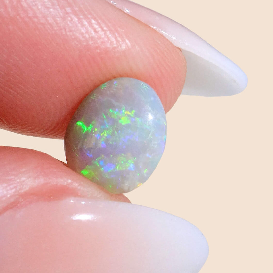 1.28ct Dark Opal - 8 x 9 x 3mm