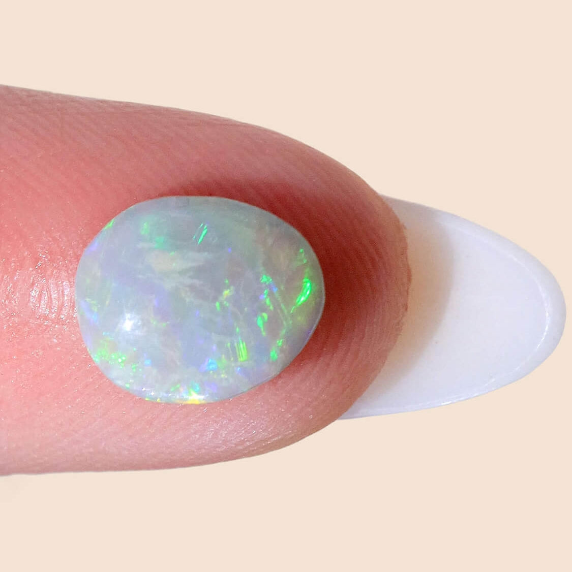 1.28ct Dark Opal - 8 x 9 x 3mm